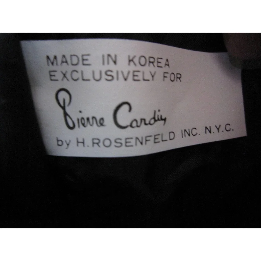 VTG Pierre Cardin Henry Rosenfeld Carry-on Travel Bag Black 9221 Deadstock NWT